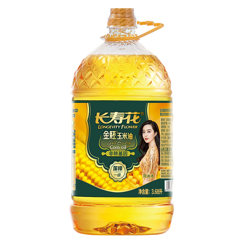 【天猫超市】长寿花金胚玉米油3.68L非转基因