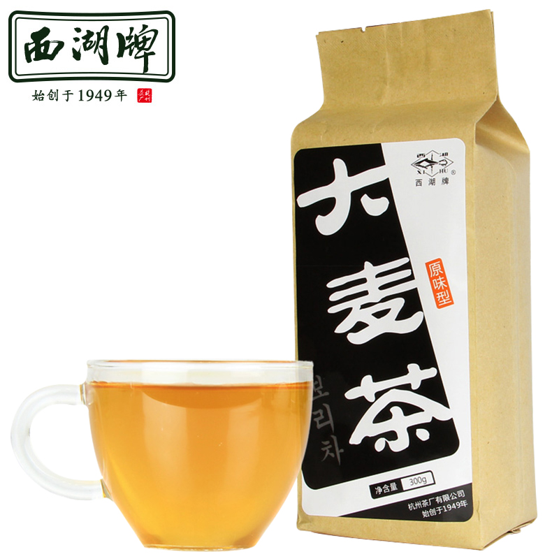 【天猫超市】西湖牌茶叶花草茶大麦茶300g袋泡茶五谷茶原味型