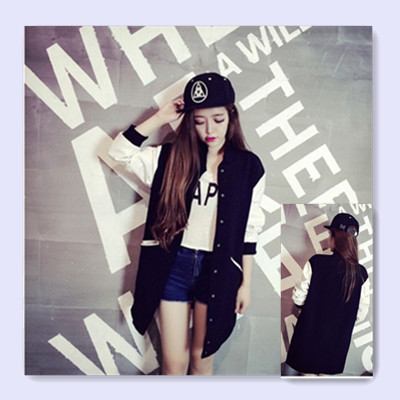 热销女<em>卫衣</em> 韩缘春秋<em>中长款</em> 韩版 潮<em>秋</em>学生宽松