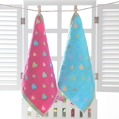 强宝宝小方巾纯棉吸水儿童洗脸毛巾婴儿擦脸巾