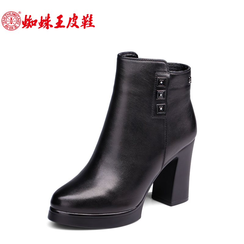 正品[棉皮鞋女高跟]高跟棉皮鞋冬女评测高跟棉