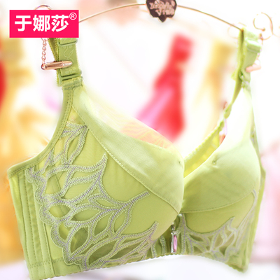 于娜莎深V性感女内衣聚拢调整型胸罩六排扣 无