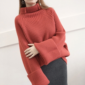 高领原宿风毛衣