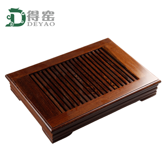 小博古实木茶盘茶具抽屉式排水木制茶盘鸡翅木茶盘大号小号特价