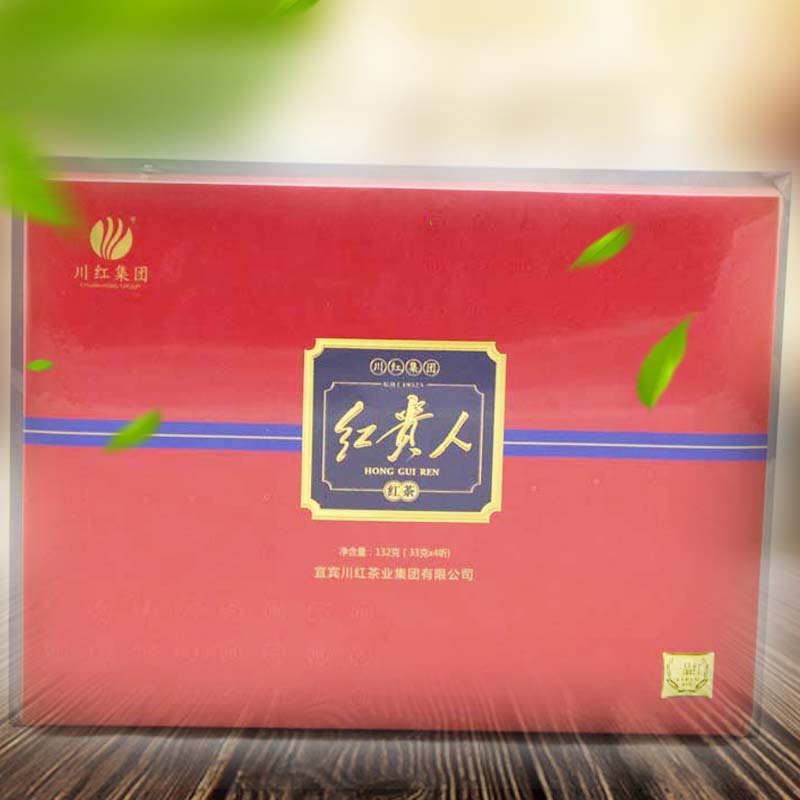 2016年新品四川名茶正品川红宜宾红茶川红一品红红贵人红茶132g盒