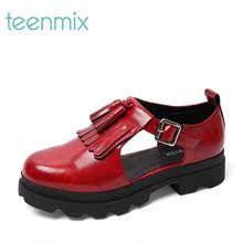 Teenmix/天美意2016春季专柜同款牛皮女凉鞋AM451AK6 专柜1图片