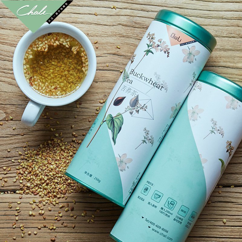chali苦荞茶大凉山苦荞麦茶罐装花草茶荞麦茶野荞麦茶250g