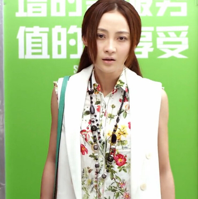 2015年夏季新款 百搭 我的宝贝刘若男姚笛同款纯白色无袖马夹修身外套