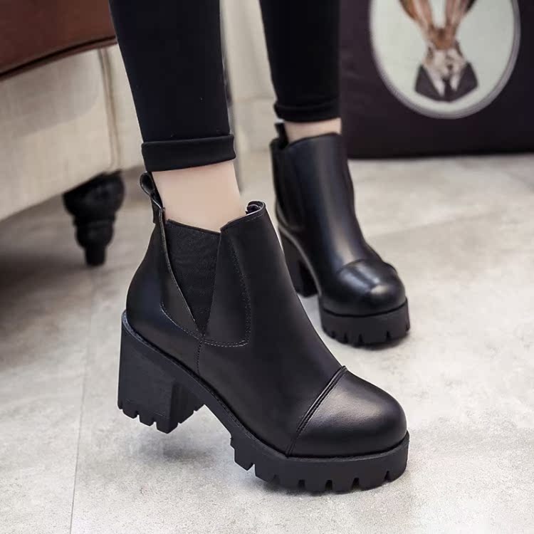 正品[棉皮鞋女高跟]高跟棉皮鞋冬女评测高跟棉