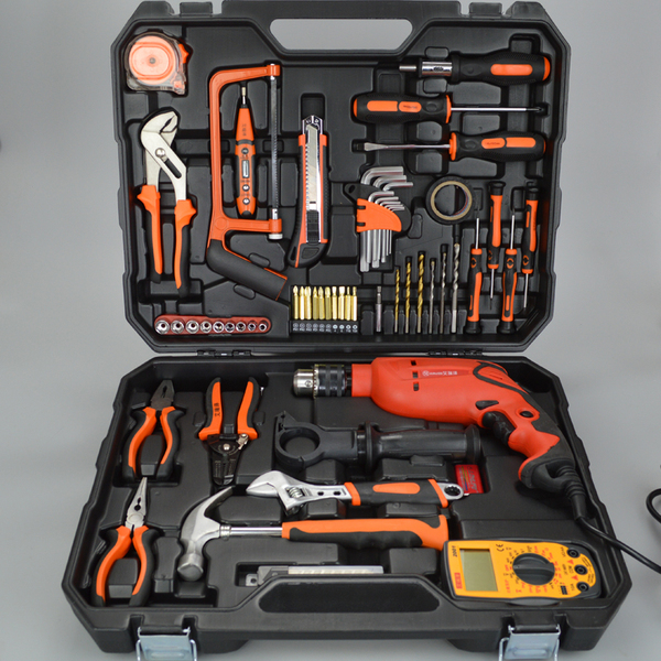 热销家用五金 电钻_易购客 万能表 五金工具套