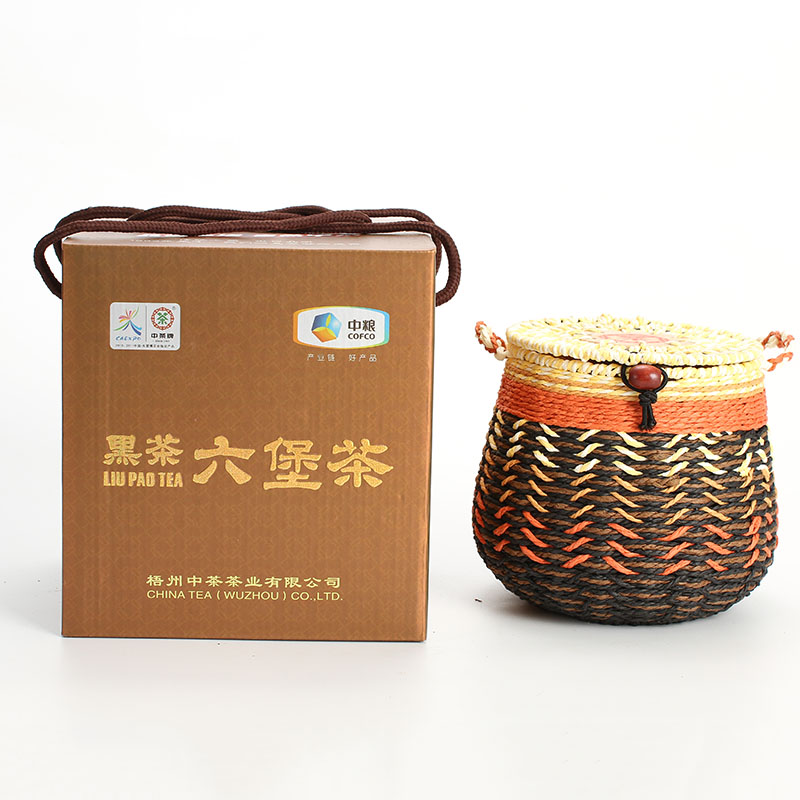 新品特惠 中茶 广西梧州六堡茶 篓装六堡L3111 500g 中粮茶叶