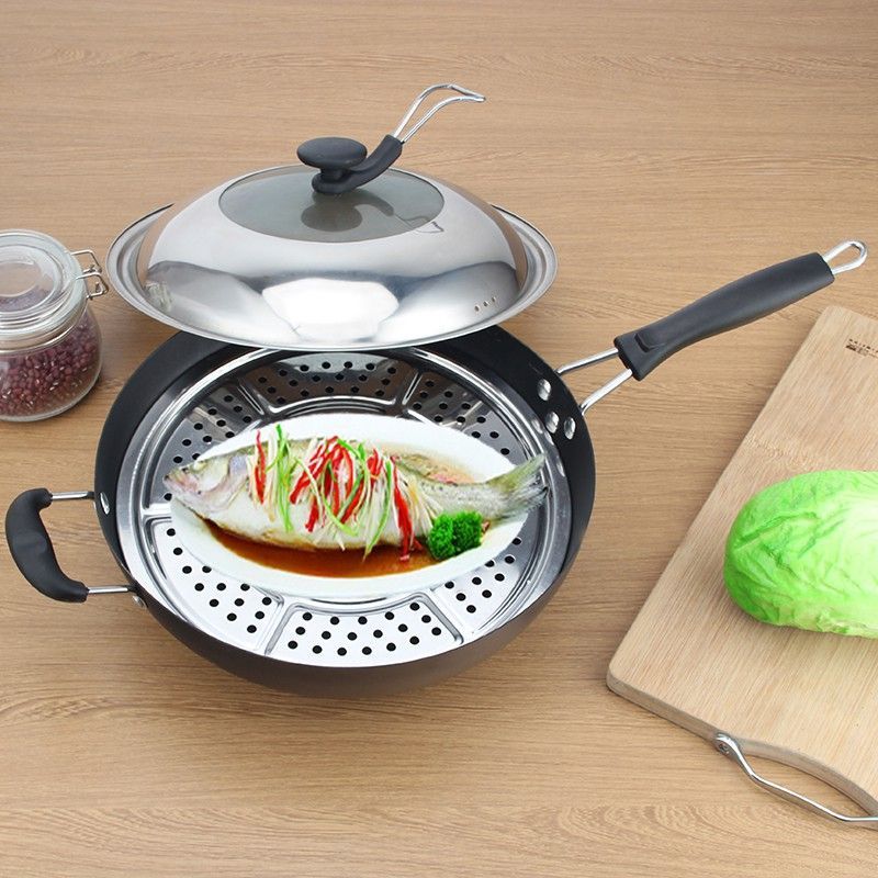 正品[平底锅炒菜]平底锅可以炒菜吗评测 平底锅