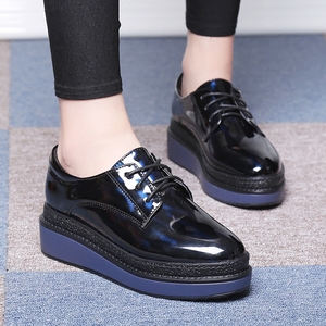 厚底百搭英伦风皮鞋