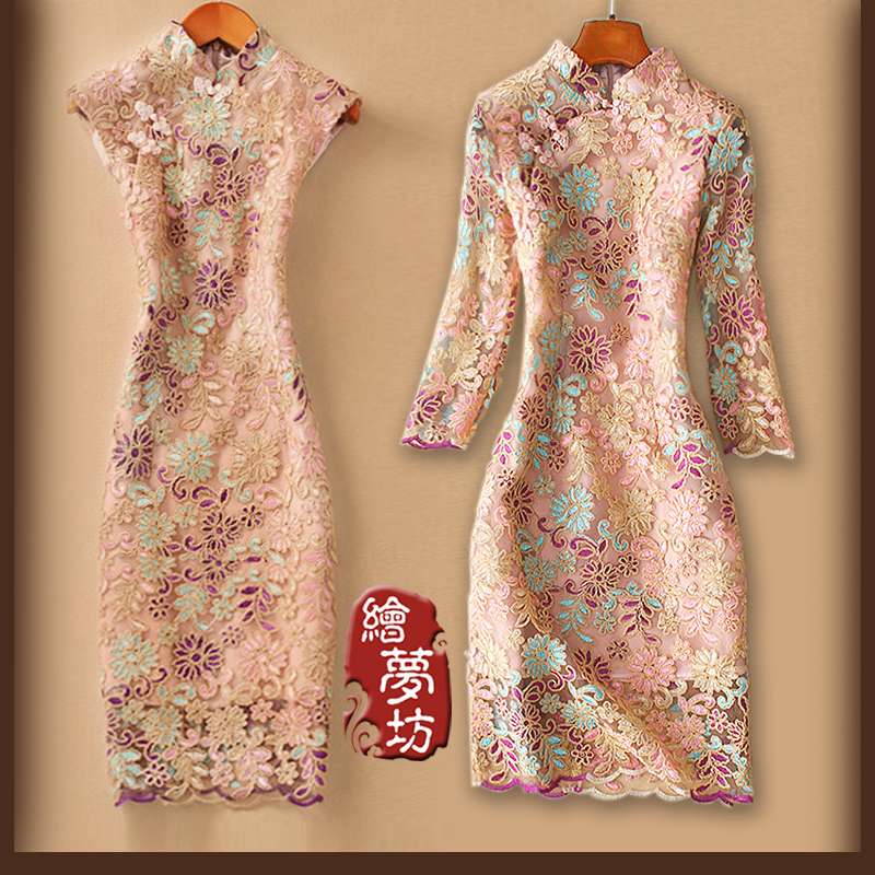 正品[长袖旗袍 时尚]长袖旗袍裙秋装时尚评测 长