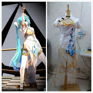 tda 镜音 vocaloid/v家 金丝雀全员系列全员旗袍裙 cosplay