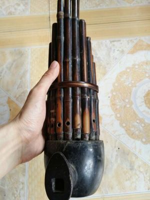 老乐器旧笙 芦笙 葫芦笙老笙 吹管乐器 老和声乐器 古玩 古董收藏