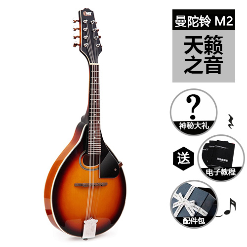 正品美音曼陀林琴初学入门新手高级mandolin西洋民族乐器曼陀铃m2