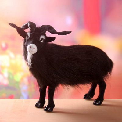 仿真山羊玩具动物模型场景小山羊摆件羊羔工艺品家居装饰品包邮