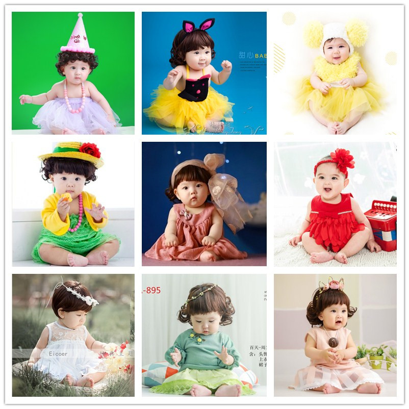 查看淘宝儿童摄影服装2017展会新款百天1周岁女宝艺术写真拍照婴儿