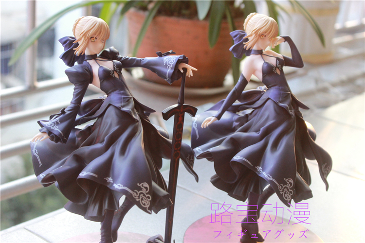 国产fate/grand order saber alter 黑塞巴礼服ver. 手办