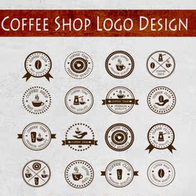 设计元素-logo-徽章-325802 企业标志店标平面vi商标标签设计素材