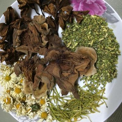 五花茶金银花鸡蛋花菊花槐花木棉花清热明目降火去火祛湿清心凉茶