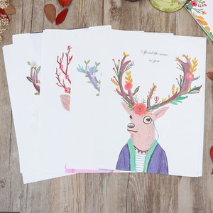 创意小清新复古表白信纸