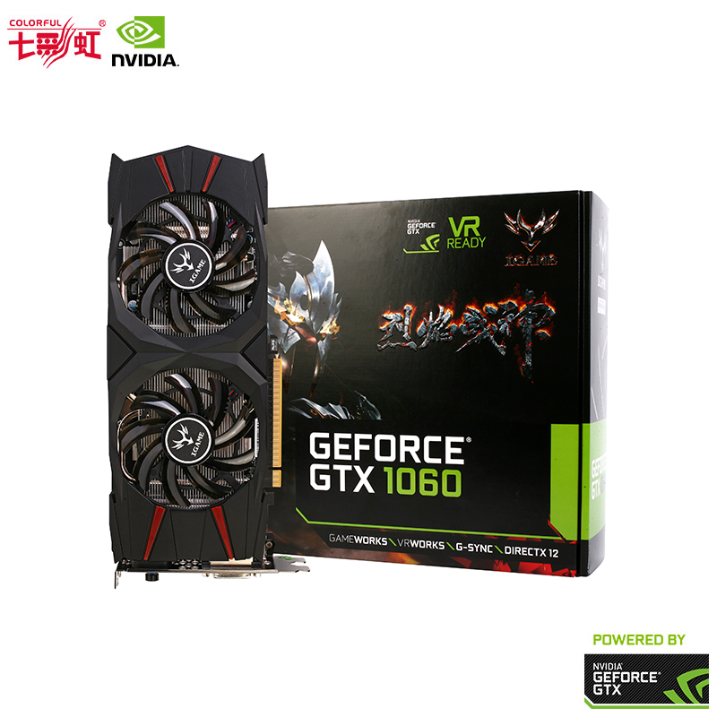 现货 七彩虹gtx1060 igame1060 3g显卡 3g版 游戏显卡