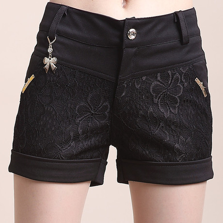 淘宝网购物-包邮<em>2015新款</em>蕾丝<em>短裤女式</em>春<em>秋冬</em>