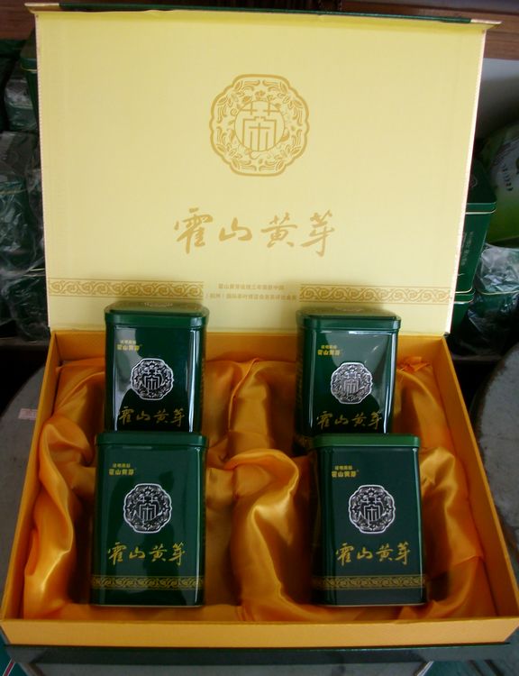 新春黄茶叶 2016年安徽六安霍山大化坪明前特级霍山黄芽礼盒正宗