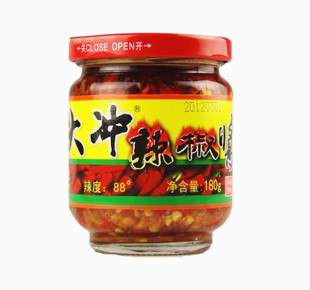 湖南特产 小徐瓜瓜大冲辣椒酱g 茶油剁辣椒 超辣 郴州临武原产