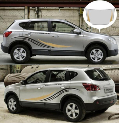 翼虎rav4 比亚迪s6 全球鹰gx7贴纸 东风日产逍客车身腰线拉花