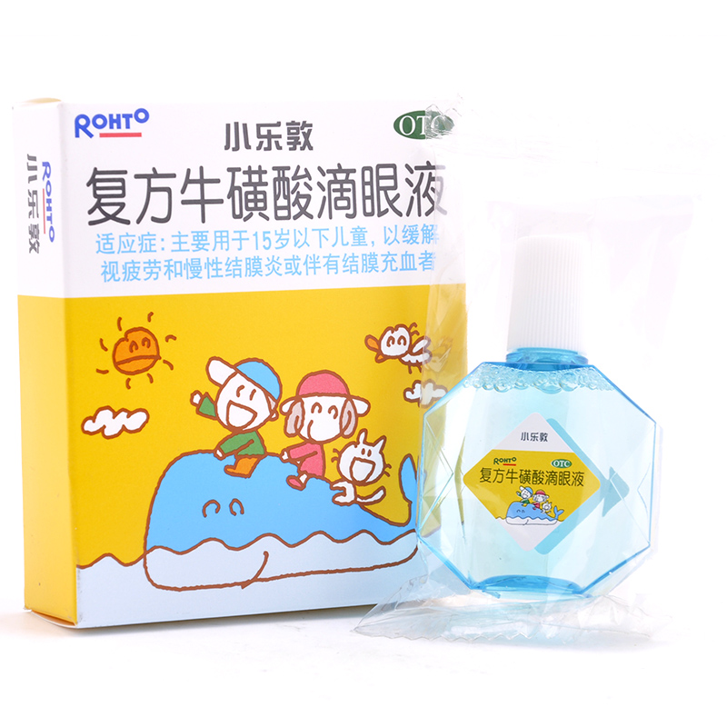 小乐敦 复方牛磺酸滴眼液 13ml 缓解眼疲劳慢性结膜炎 儿童眼药水