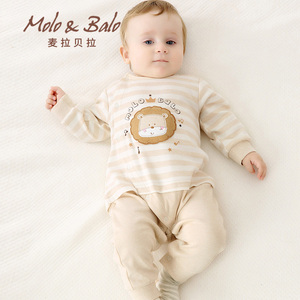 春秋季纯棉婴儿连体衣