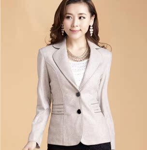 新款正品中年女装春装小款西服中年妈妈装修身外套精品上衣职业装