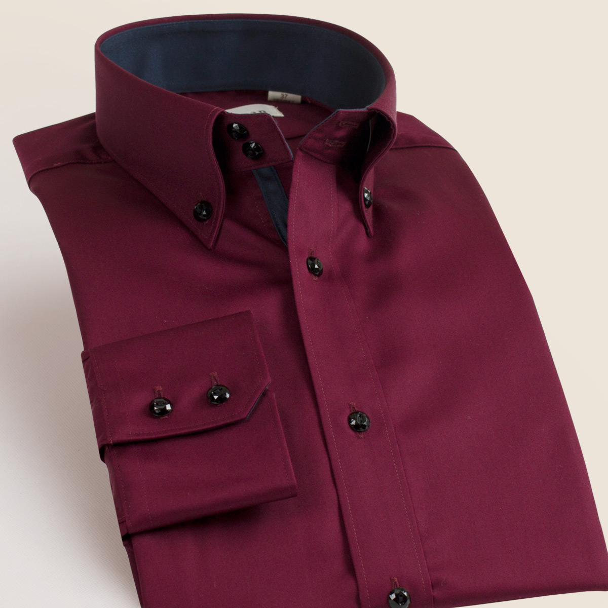 深海夏季薄款长袖衬衫男士修身免烫商务丝光纯