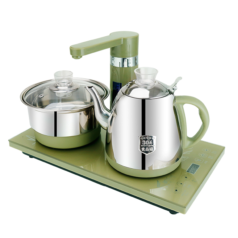 家用烧水壶电茶壶煮茶器三合一泡茶壶全自动上水电热水壶茶具套装