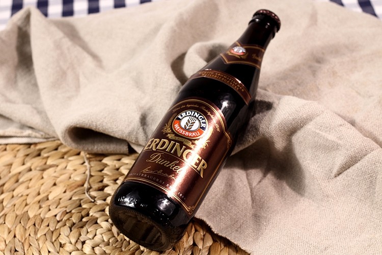 5瓶 德国艾丁格黑啤酒 艾丁格小麦黑啤酒500ml erdinger