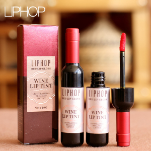 韩国红酒咬唇妆染唇液