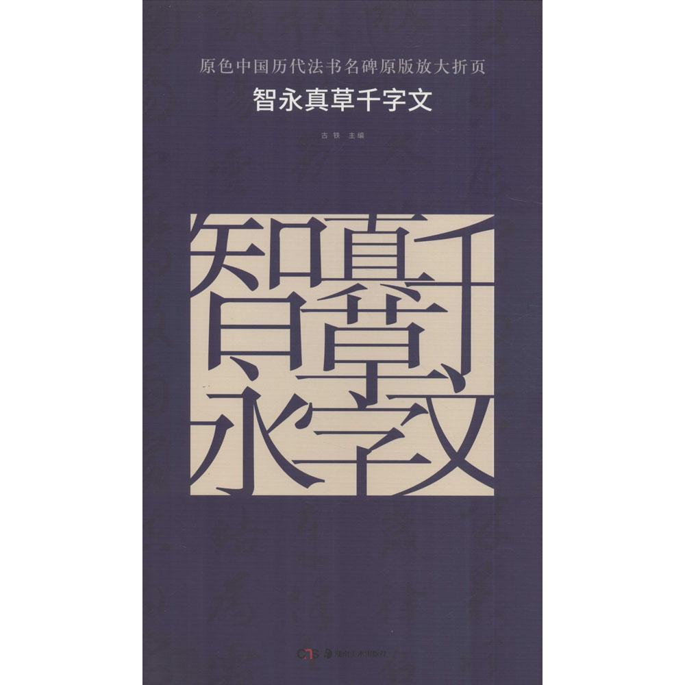 智永真草千字文 畅销书籍类 书法字画 正版原色中国历代法书名碑原版