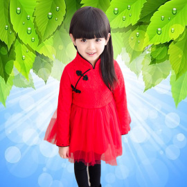 推荐最新儿童加棉旗袍 儿童棉旗袍裁剪图信息