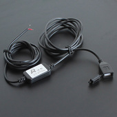防水USB车充 12V转5V 线长2.5米 1.5A 包邮 导航充电器 摩托车手机