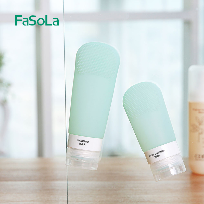 日本Fasola硅胶分装瓶旅行化妆品小样小瓶子旅