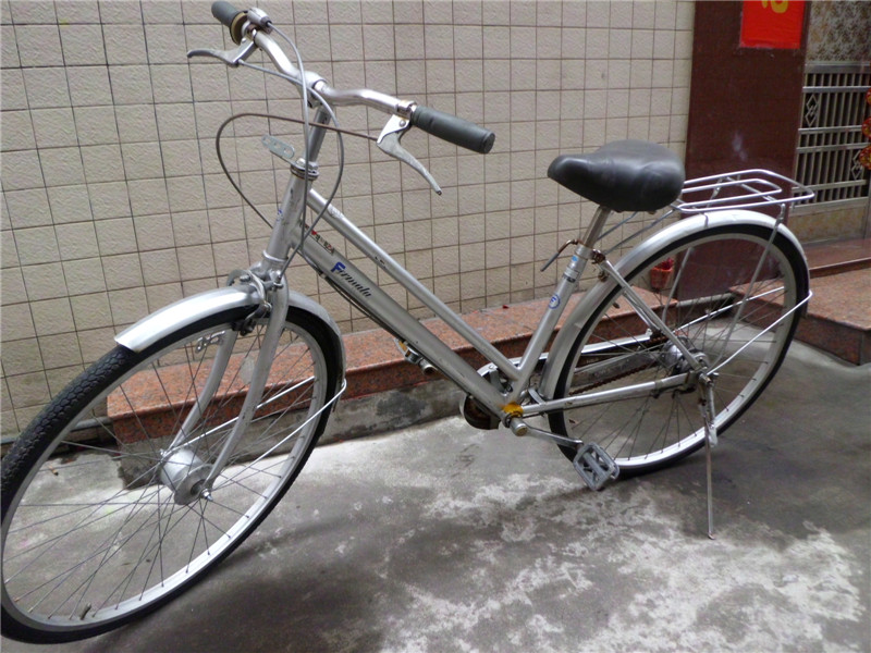 日本原装进口二手自行车 27寸前后轴 内三速老款 货高级铝合金