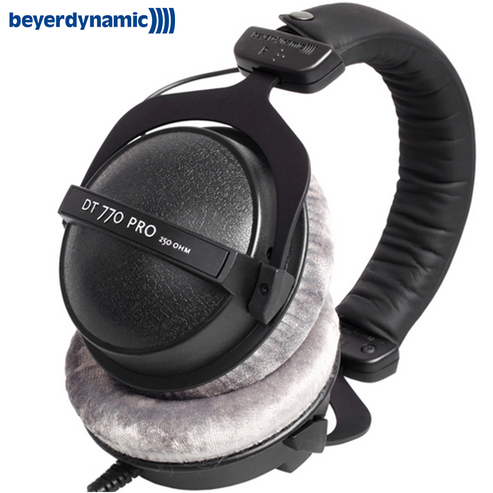 beyerdynamic/拜亚动力 dt770 pro 头戴式监听耳机 拜亚重低音