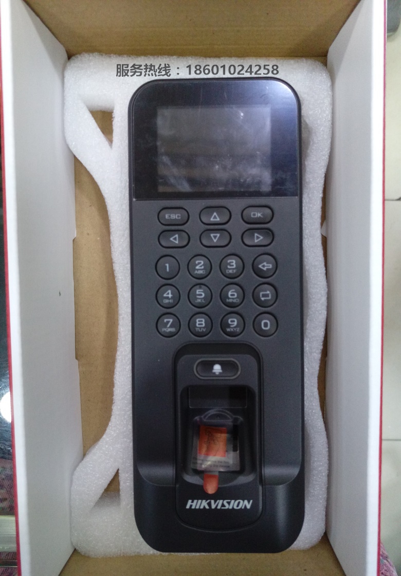 海康威视指纹门禁一体机ds-k1t803sf