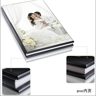 18寸水晶(竖版)(横版)相册pvc内页一体成型双面水晶琉璃相册