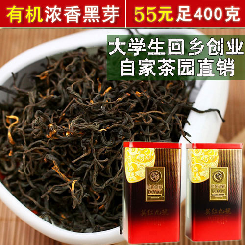 高端红茶 英德红茶 英红九号 珍品金毫茶 共400克2罐装