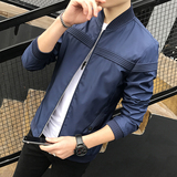天天特价2017春秋季男夹克衫薄款运动休闲外套青年男修身韩版潮流