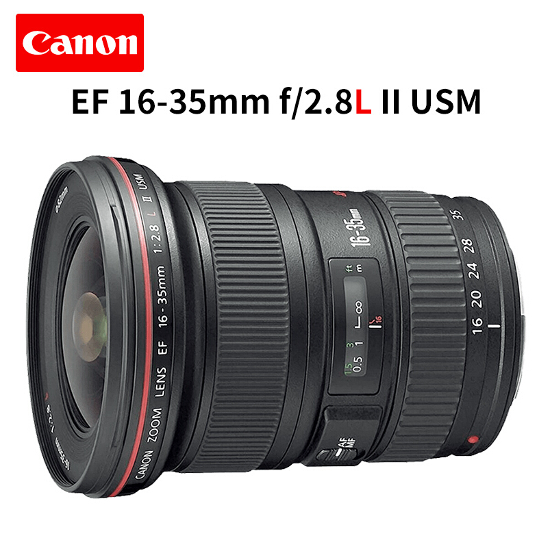 canon/佳能ef16-35mm2.8f2.8l ii usm二代红圈广角镜头大三元